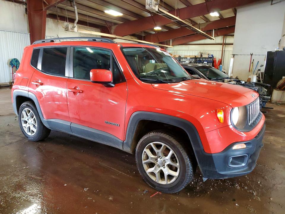 2015 Jeep Renegade VIN ZACCJBBT0FPC12865 COPART salvage auction — FRONT END, Mi - Certificate Of Title, sold $500 on 2026-07-31 (photo 4)