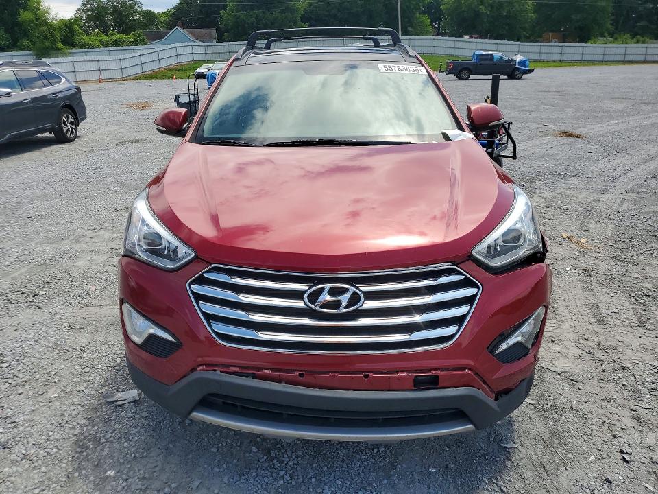 2014 Hyundai Santa fe VIN KM8SR4HF4EU077447 COPART salvage auction — FRONT END, Salvage Title, sold $225 on 2026-07-29 (photo 5)