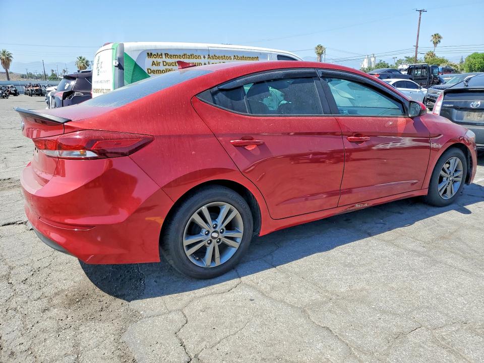 2017 Hyundai Elantra VIN KMHD74LFXHU304084 COPART salvage auction — MINOR DENT/SCRATCHES, Ca - Dis/Dlr/Exp Only Clean Title, sold $1,350 on 2026-07-06 (photo 3)