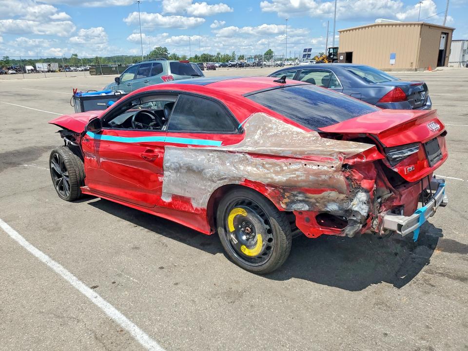 2021 Audi Rs5 VIN WAUR4AF54MA024318 COPART salvage auction — FRONT END, Oh - Certificate Of Title, sold $4,600 on 2026-07-08 (photo 2)
