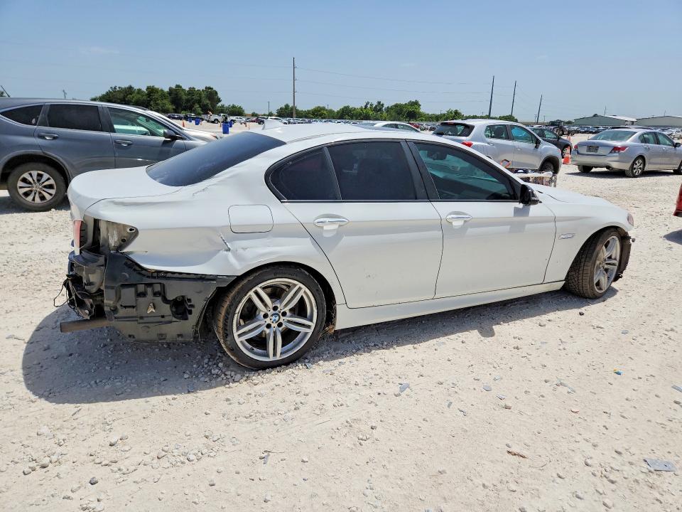 2014 BMW 5er VIN WBA5B1C51ED484321 COPART salvage auction — FRONT END, Tx - Salvage Vehicle Title, sold $850 on 2026-08-06 (photo 3)