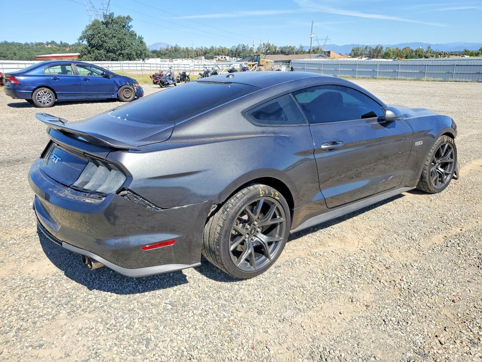 2019 Ford Mustang VIN 1FA6P8CF1K5152613 COPART salvage auction — FRONT END, Ca - Salvage Certificate, sold $10,750 on 2026-07-31 (photo 3)