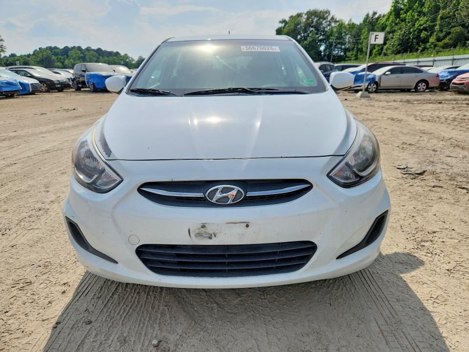 2017 Hyundai Accent VIN KMHCT5AE0HU341491 COPART salvage auction — REAR END, Va - Cert Of Title - Salvage, sold $800 on 2026-07-28 (photo 5)