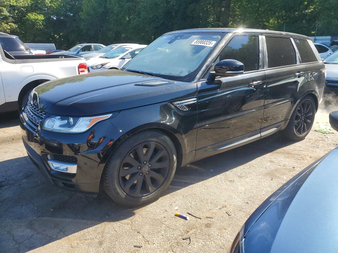 2017 Land Rover Range Rover Sport VIN SALWR2FV5HA161831 COPART salvage auction — Front End, GA - CERTIFICATE OF TITLE, sold $2,100 on 2026-07-03 (photo 1)