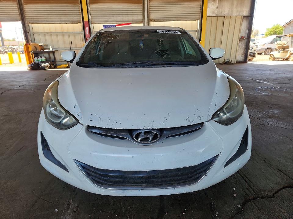 2014 Hyundai Elantra VIN 5NPDH4AE9EH516945 COPART salvage auction — MECHANICAL, Az - Certificate Of Title, sold $675 on 2026-07-06 (photo 5)