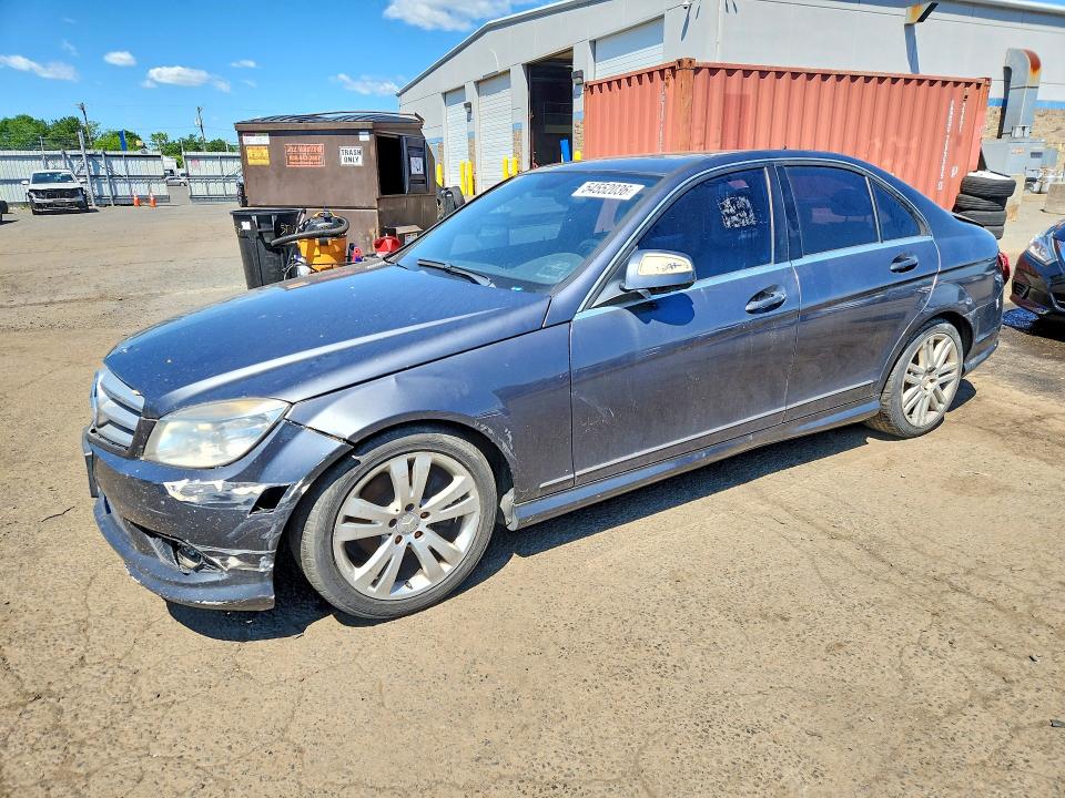 2009 Mercedes-benz C class VIN WDDGF54X19F233001 COPART salvage auction — REAR END, CT - CERT OF TITLE-SALVAGE, sold $450 on 2026-07-02 (photo 1)