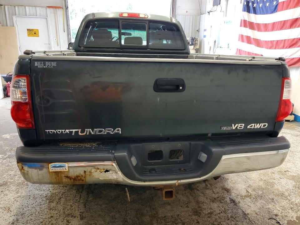 2005 Toyota Tundra VIN 5TBBT44125S466228 COPART salvage auction — UNDERCARRIAGE, ME - CERTIFICATE OF TITLE, sold $750 on 2026-07-02 (photo 6)