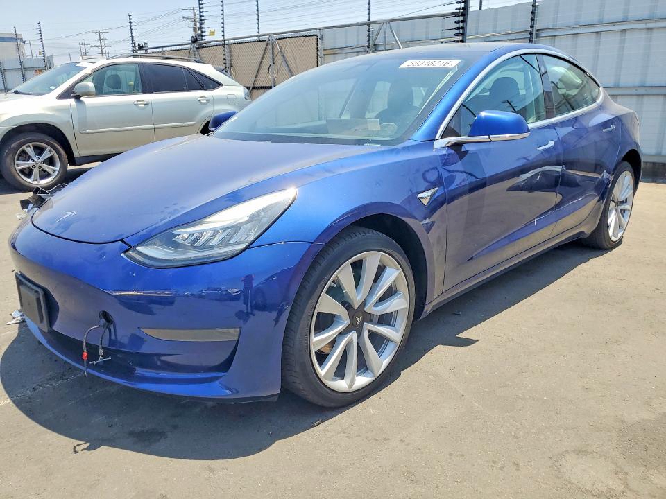 2020 Tesla VIN 5YJ3E1EA2LF633935 COPART salvage auction — FRONT END, Ca - Salvage Certificate, sold $5,200 on 2026-07-08 (photo 1)