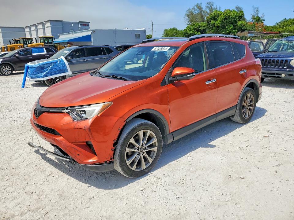 2016 Toyota Rav 4 VIN JTMYFREV0GJ062111 COPART salvage auction — FRONT END, Salvage Title, sold $500 on 2026-07-21 (photo 1)