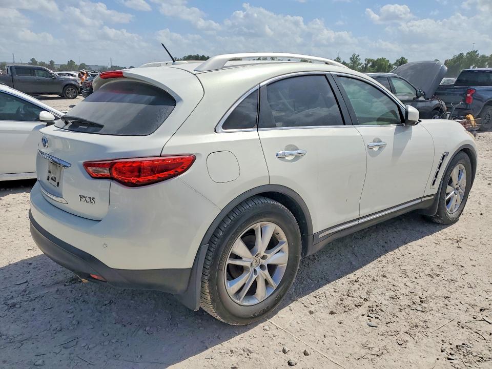 2012 Infiniti Fx VIN JN8AS1MW4CM151993 COPART salvage auction — SIDE, Tx - Salvage Vehicle Title, sold $950 on 2026-07-31 (photo 3)