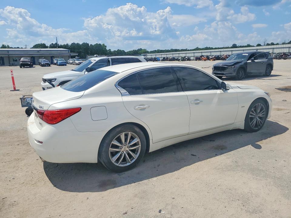 2020 Infiniti Q50 VIN JN1EV7AP6LM206533 COPART salvage auction — FRONT END, Nc - Salvage Certificate Of Title, sold $3,150 on 2026-07-22 (photo 3)