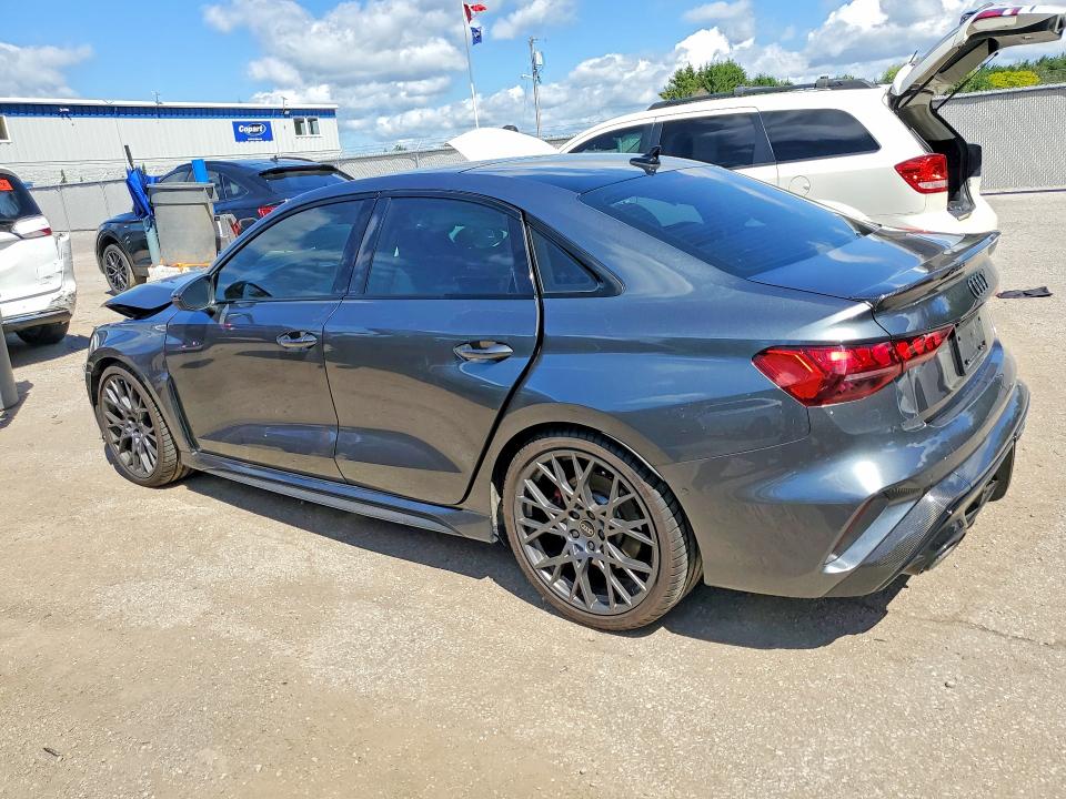 2025 Audi Rs3 VIN WUAGWCGYXSA911303 COPART salvage auction — FRONT END, ON - PERMIT SALVAGE, sold $325 on 2026-08-06 (photo 2)