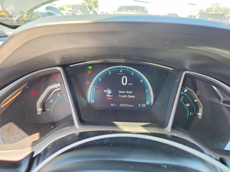 2018 Honda Civic VIN 2HGFC2F76JH508182 COPART salvage auction — FRONT END, Ca - Salvage Certificate, sold $5,200 on 2026-07-02 (photo 9)