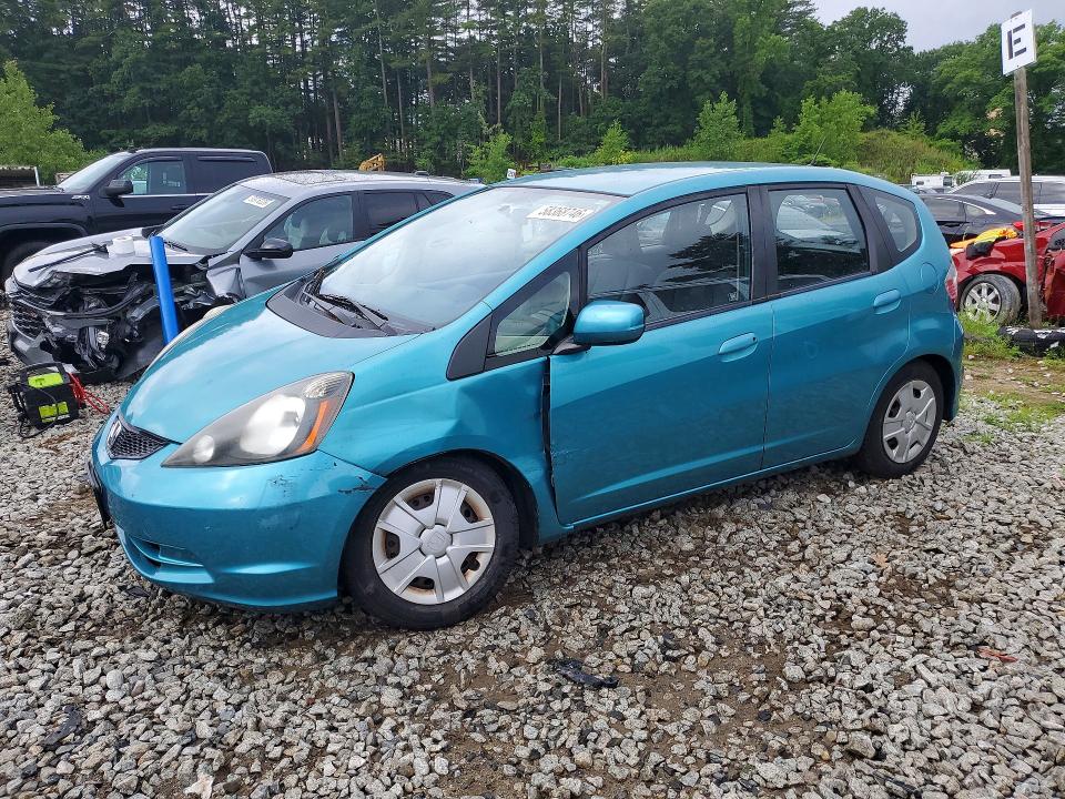 2012 Honda Fit VIN JHMGE8G30CC005411 COPART salvage auction — FRONT END, Ma - Cert Of Title-Reconstrctd Coll, sold $650 on 2026-07-08 (photo 1)
