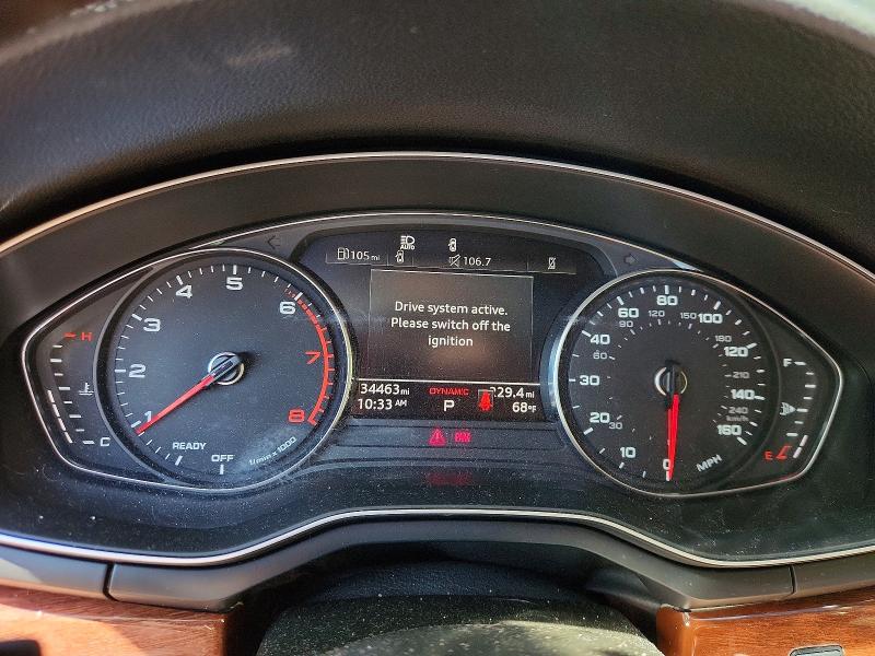 2023 Audi A4 VIN WA17AAF43PA009964 COPART salvage auction — FRONT END, Vt - Cert Of Title-Salvage Vehicle, sold $14,400 on 2026-07-13 (photo 9)