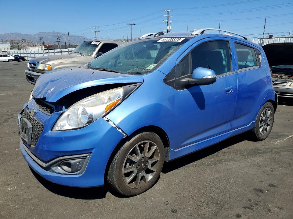 2015 Chevrolet Spark VIN KL8CF6S9XFC744506 COPART salvage auction — FRONT END, Ca - Salvage Certificate, sold $650 on 2026-07-06 (photo 1)