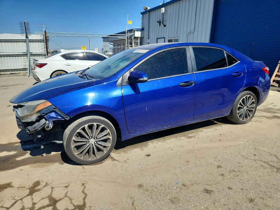 2015 Toyota Corolla VIN 5YFBURHEXFP276928 COPART salvage auction — FRONT END, CA - CERTIFICATE OF TITLE, sold $1,100 on 2026-07-28 (photo 1)