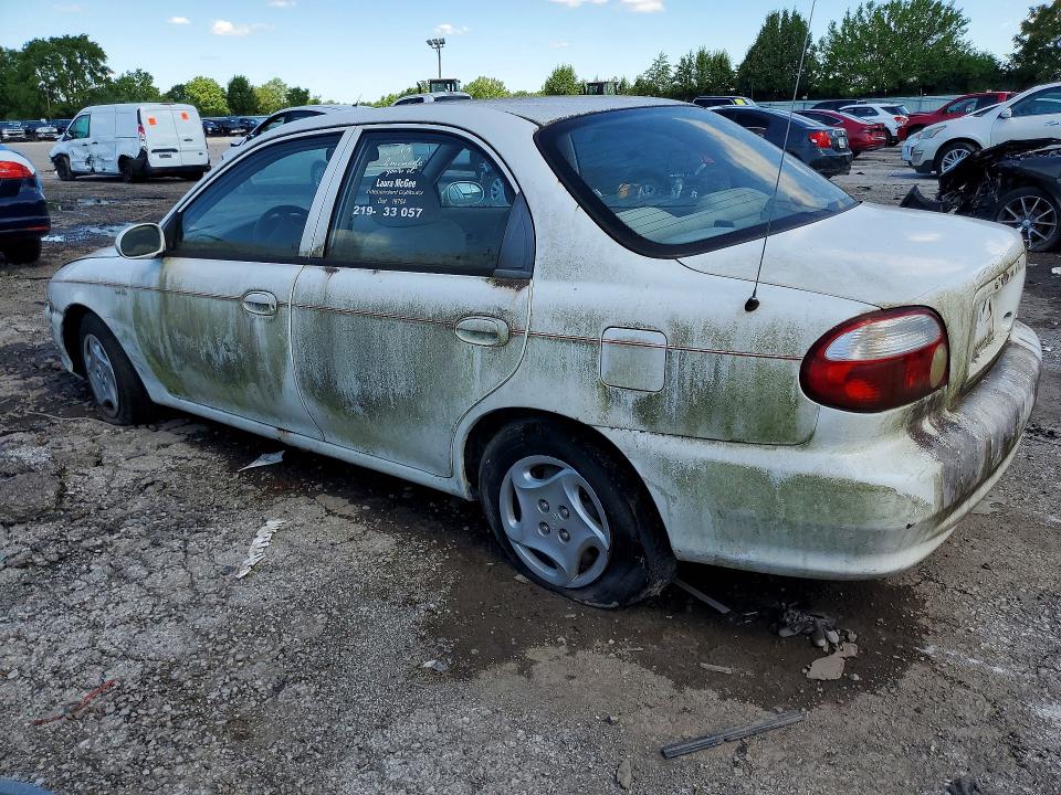 2001 Kia Sephia VIN KNAFB121615011750 COPART salvage auction — MECHANICAL, In - Certificate Of Title, sold $325 on 2026-07-13 (photo 2)