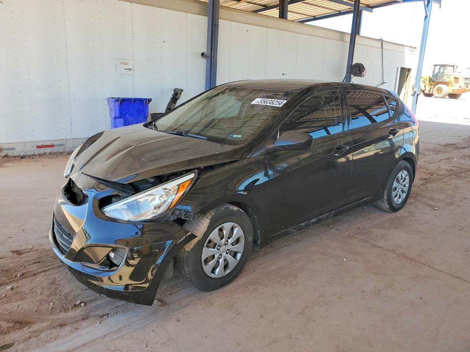 2016 Hyundai Accent VIN KMHCT5AE2GU289974 COPART salvage auction — FRONT END, Az - Cert Of Title - Salvage, sold $925 on 2026-07-02 (photo 1)