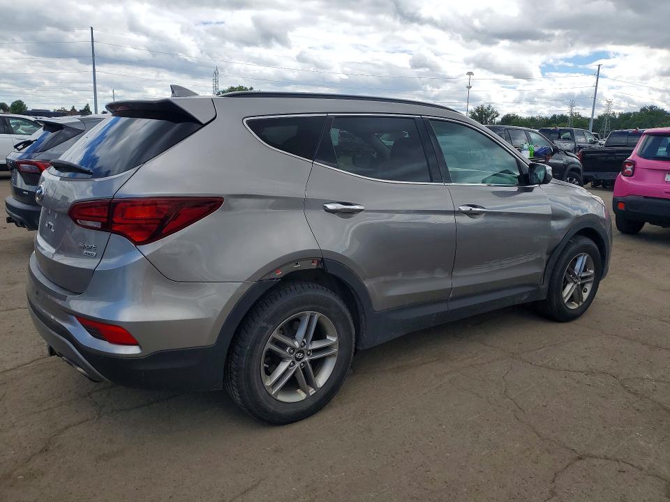 2018 Hyundai Santa fe VIN 5XYZUDLB7JG510065 COPART salvage auction — SIDE, Mi - Scrap Certificate Of Title, sold $1,500 on 2026-07-28 (photo 3)