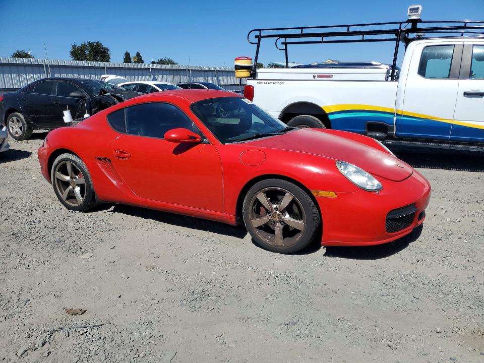 2007 Porsche Cayman VIN WP0AB29877U781671 COPART salvage auction — NORMAL WEAR, Fl - Dis/Dlr/Exp Only Clean Title, sold $7,800 on 2026-07-28 (photo 4)