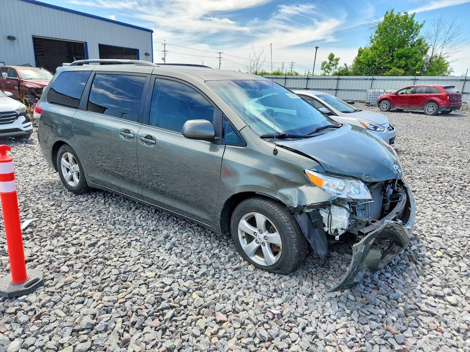 2011 Toyota Sienna VIN 5TDKK3DC2BS013888 COPART salvage auction — FRONT END, Al - Cert Of Title-Salvage Title, sold $1,700 on 2026-08-02 (photo 4)