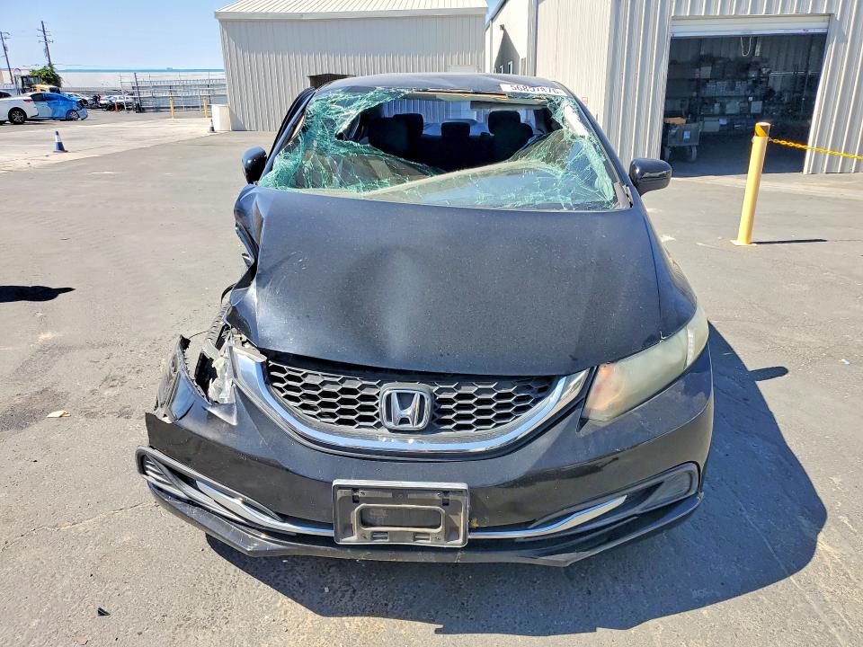 2015 Honda Civic VIN 19XFB2F71FE013618 COPART salvage auction — FRONT END, Ca - Salvage Certificate, sold $1,550 on 2026-07-02 (photo 5)