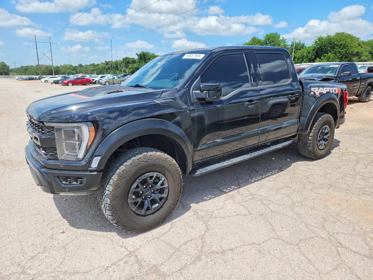 2023 Ford F-150 Lightning VIN 1FTFW1RJ4PFC92687 COPART salvage auction — Rear End, OK - CERT OF TITLE-SALVAGE, sold $76,000 on 2026-07-08 (photo 1)
