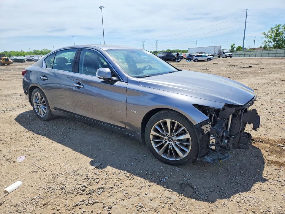 2020 Infiniti Q50 VIN JN1EV7AR4LM253707 COPART salvage auction — FRONT END, Mi - Cert Of Title-Rebuilt Salvage, sold $2,650 on 2026-07-09 (photo 4)
