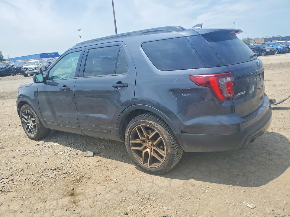 2017 Ford Explorer VIN 1FM5K8GTXHGA58033 COPART salvage auction — FRONT END, MI - CERTIFICATE OF TITLE, sold $2,950 on 2026-07-02 (photo 2)