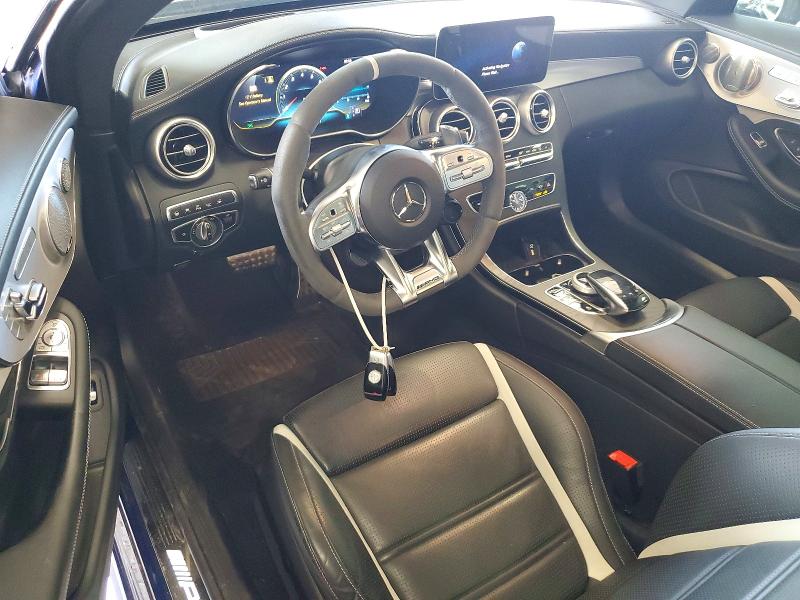 2020 Mercedes-benz C-klasse amg VIN WDDWJ8HB6LF981924 COPART salvage auction — FRONT END, Mn - Cert Of Title-Salvage, sold $26,500 on 2026-08-06 (photo 8)