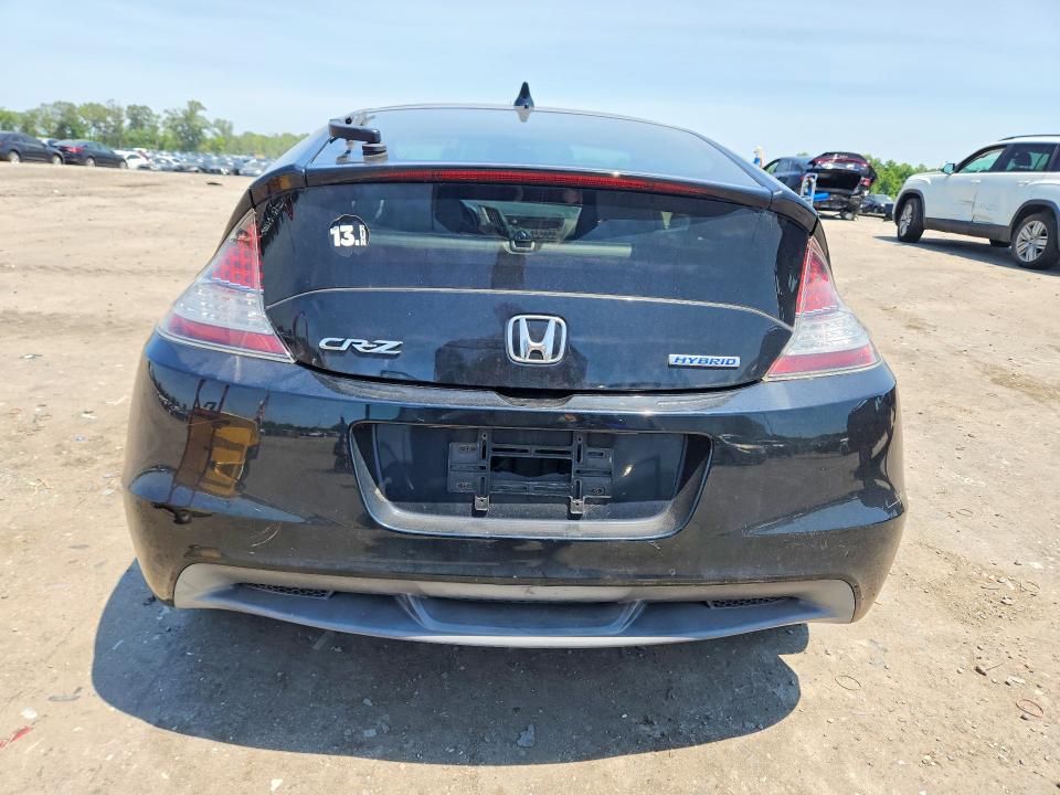 2012 Honda Cr-z VIN JHMZF1D65CS003638 COPART salvage auction — SIDE, Va - Certificate Of Title, sold $1,350 on 2026-07-15 (photo 6)