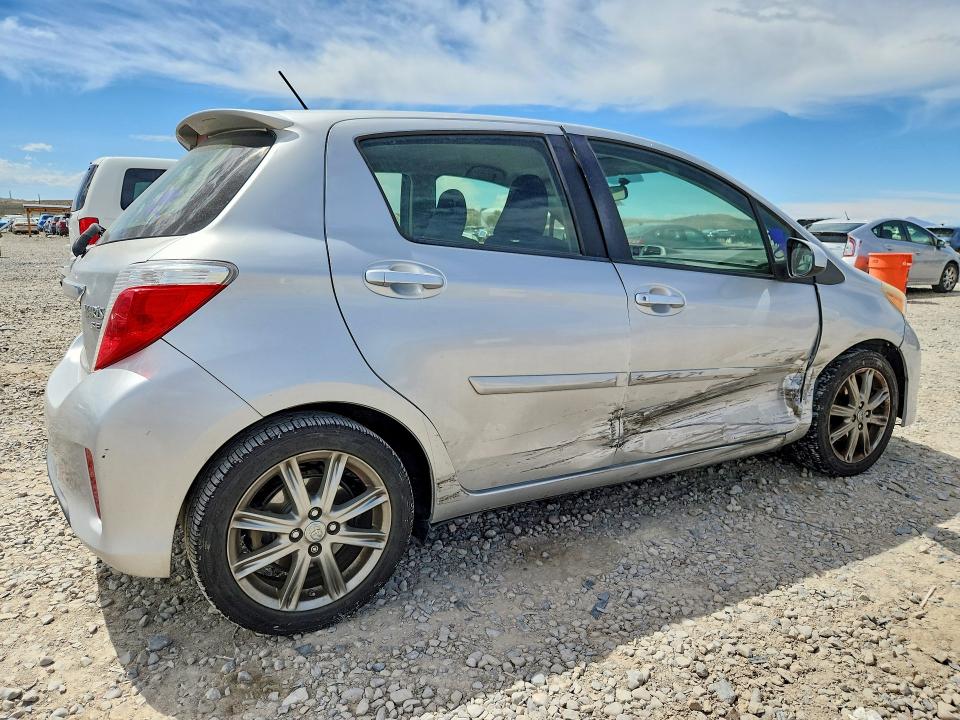 2013 Toyota Yaris VIN JTDKTUD36DD542293 COPART salvage auction — SIDE, Ut - Salvage Certificate, sold $750 on 2026-07-21 (photo 3)