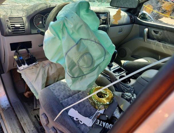 2007 Kia Sorento VIN KNDJC736275700619 COPART salvage auction — ROLLOVER, IL - JUNKING CERT OF A VEHICLE, sold $175 on 2026-07-13 (photo 8)