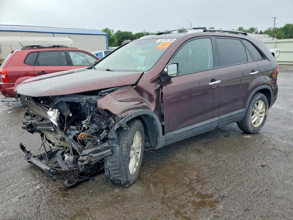2015 Kia Sorento VIN 5XYKT3A64FG553970 COPART salvage auction — FRONT END, Pa - Certificate Of Salvage, sold $575 on 2026-07-02 (photo 1)