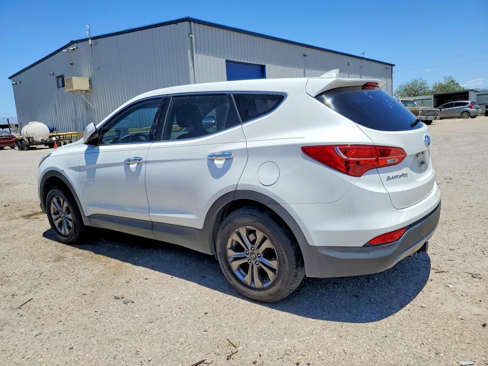 2015 Hyundai Santa fe VIN 5XYZT3LB8FG289113 COPART salvage auction — MECHANICAL, Az - Certificate Of Title, sold $1,300 on 2026-07-09 (photo 2)