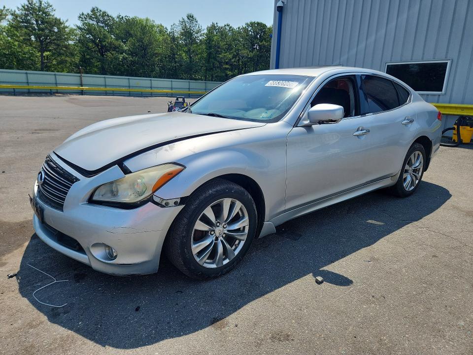 2012 Infiniti M37 VIN JN1BY1AR1CM393303 COPART salvage auction — FRONT END, VA - CERTIFICATE OF TITLE, sold $325 on 2026-08-27 (photo 1)