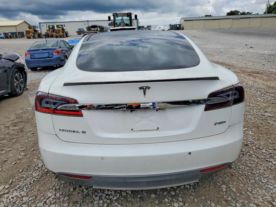 2014 Tesla Model s VIN 5YJSA1H16EFP57440 COPART salvage auction — FRONT END, Tn - Salvage Certificate, sold $7,600 on 2026-07-14 (photo 6)