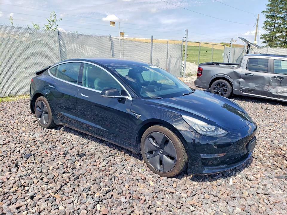 2018 Tesla Model 3 VIN 5YJ3E1EB9JF127671 COPART salvage auction — REAR END, In - Cert Of Title-Salvage Title, sold $7,700 on 2026-07-21 (photo 4)