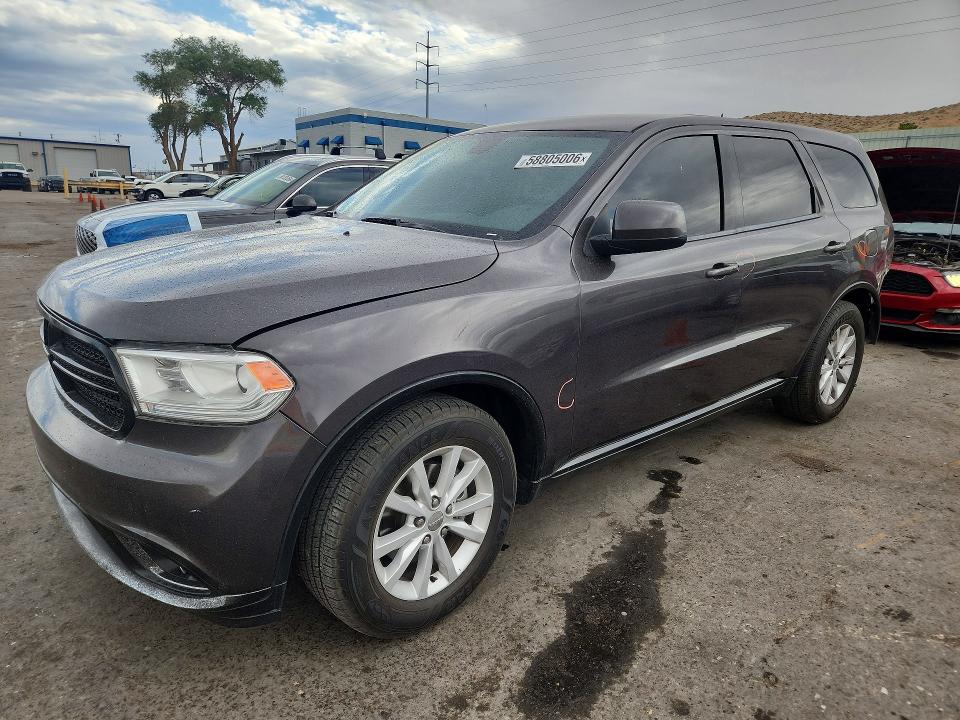 2015 Dodge Durango VIN 1C4RDHAG4FC765922 COPART salvage auction — REAR END, Nm - Cert Of Title-Salvage, sold $200 on 2026-07-30 (photo 1)