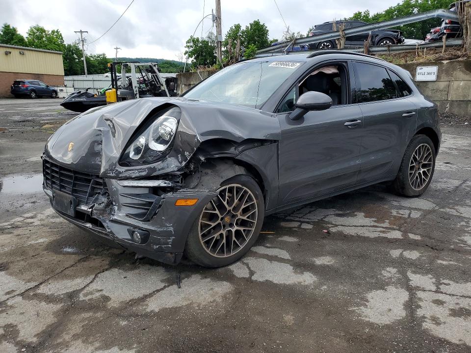 2017 Porsche Macan VIN WP1AB2A58HLB20142 COPART salvage auction — FRONT END, Ny - Mv-907A Salvage Certificate, sold $6,400 on 2026-07-07 (photo 1)