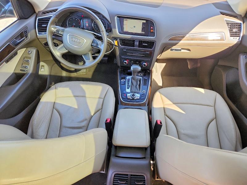 2013 Audi Q5 VIN WA1LFAFP4DA014824 COPART salvage auction — FRONT END, Ca - Salvage Certificate, sold $2,500 on 2026-07-13 (photo 8)