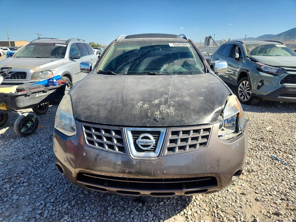 2008 Nissan Rogue sport VIN JN8AS58V08W103900 COPART salvage auction — SIDE, Ut - Salvage Certificate, sold $250 on 2026-07-02 (photo 5)