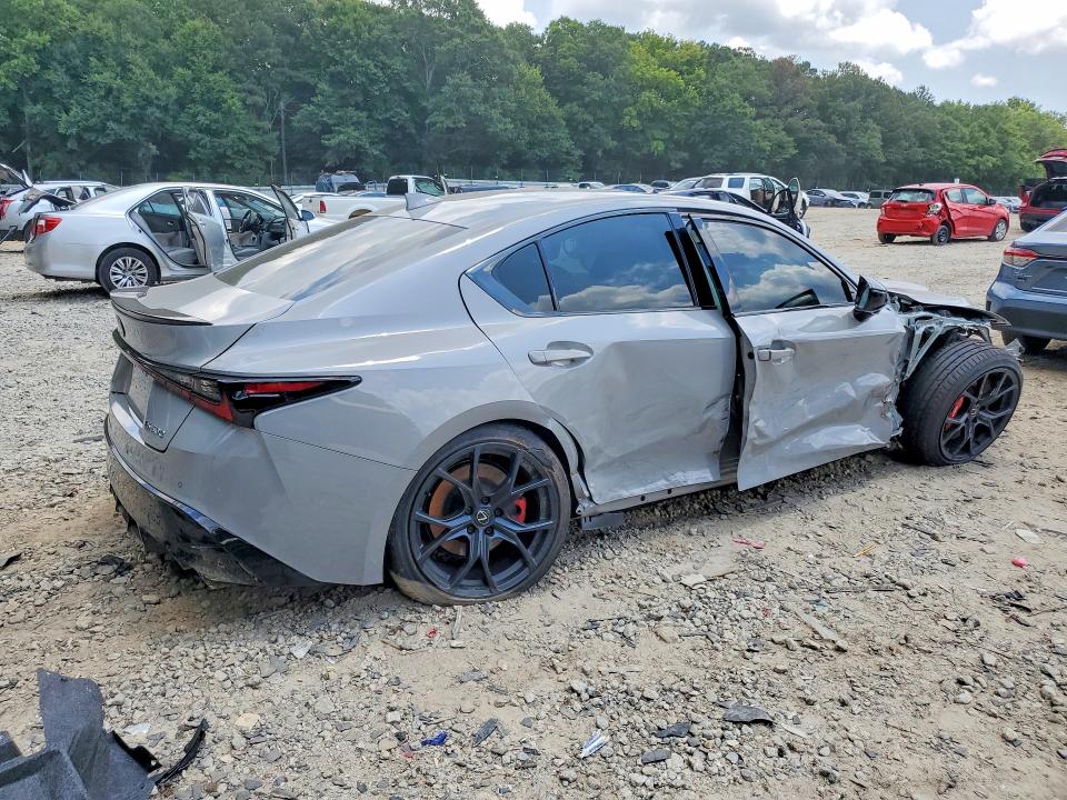 2025 Lexus Is 500 VIN JTHBP1D23S5008572 COPART salvage auction — SIDE, GA - CERT OF TITLE-SALVAGE, sold $29,250 on 2026-08-28 (photo 3)