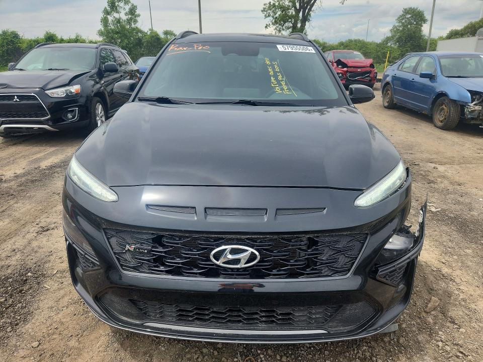 2022 Hyundai VIN KM8K3CA31NU928924 COPART salvage auction — FRONT END, Salvage Title, sold $225 on 2026-07-28 (photo 5)