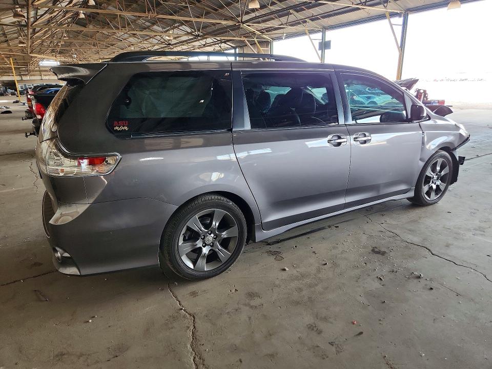 2016 Toyota VIN 5TDXK3DC7GS743079 COPART salvage auction — FRONT END, Az - Cert Of Title - Salvage, sold $2,250 on 2026-07-27 (photo 3)