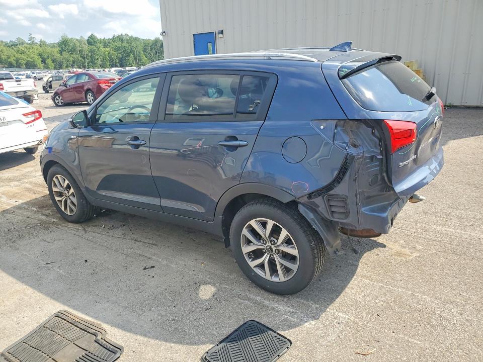 2015 Kia Sportage VIN KNDPBCAC1F7771005 COPART salvage auction — REAR END, Pa - Certificate Of Salvage, sold $2,100 on 2026-07-15 (photo 2)