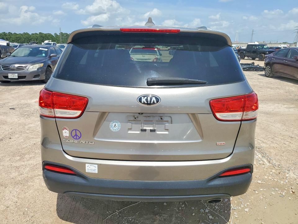 2016 Kia Sorento VIN 5XYPG4A33GG056464 COPART salvage auction — FRONT END, Tx - Certificate Of Title, sold $2,500 on 2026-07-02 (photo 6)