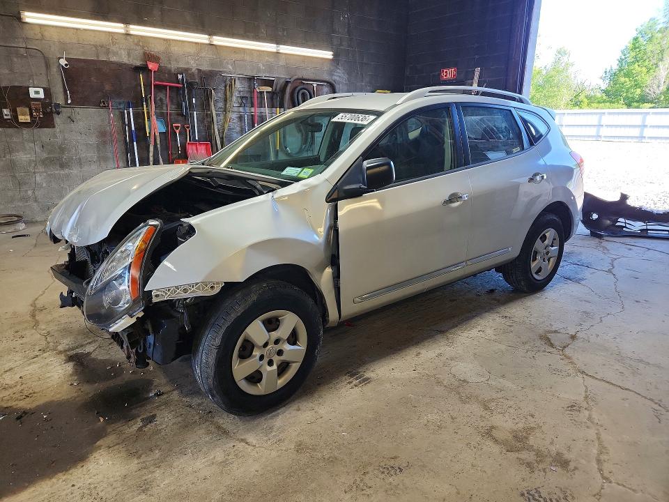 2015 Nissan Rogue VIN JN8AS5MV3FW755039 COPART salvage auction — FRONT END, Ny - Mv-907A Salvage Certificate, sold $125 on 2026-07-13 (photo 1)