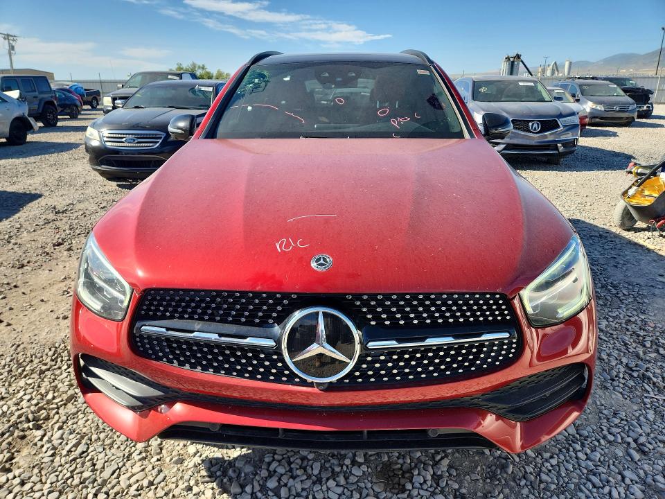 2020 Mercedes-benz Glc VIN W1N0G8EBXLF859515 COPART salvage auction — REAR END, Ut - Salvage Certificate, sold $9,600 on 2026-07-24 (photo 5)